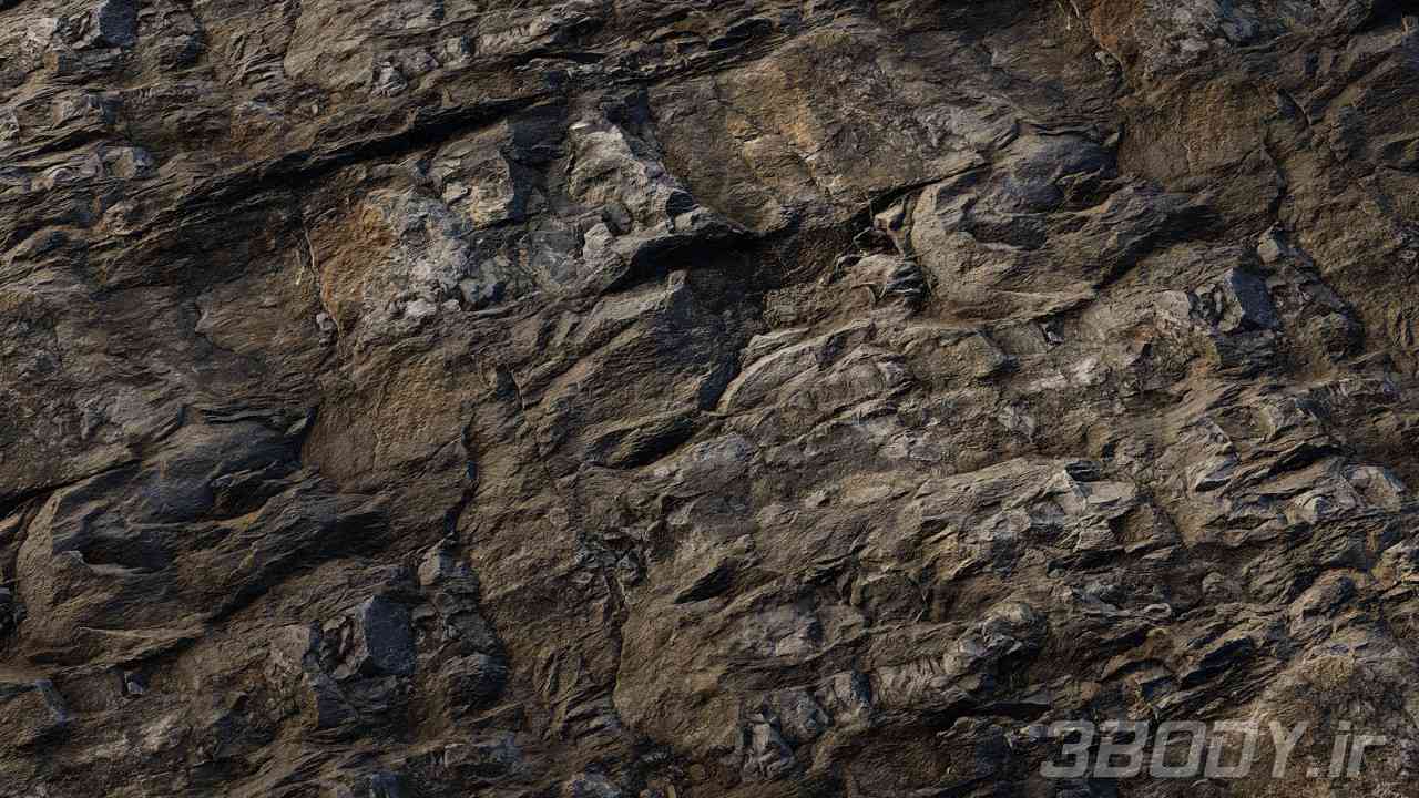 متریال سنگ cliff rock عکس 1